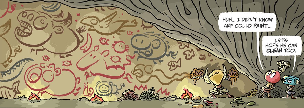 Thiago de Moraes (@tibolota) on Twitter photo Hello fellow survivors!
I’ve been making these short Age of Stone comics for the Phoenix for ages, now I started putting them on ig. You can find me as <a href="/tibolota/">Thiago de Moraes</a>, just like here. Hello fellow survivors!
I’ve been making these short Age of Stone comics for the Phoenix for ages, now I started putting them on ig. You can find me as <a href="/tibolota/">Thiago de Moraes</a>, just like here.