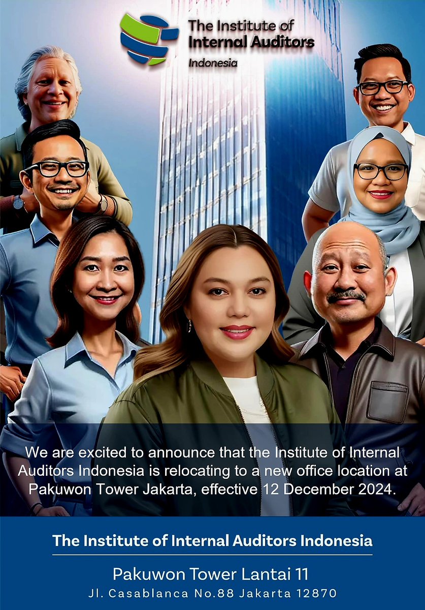I am excited to welcome you at the IIA Indonesia new office.