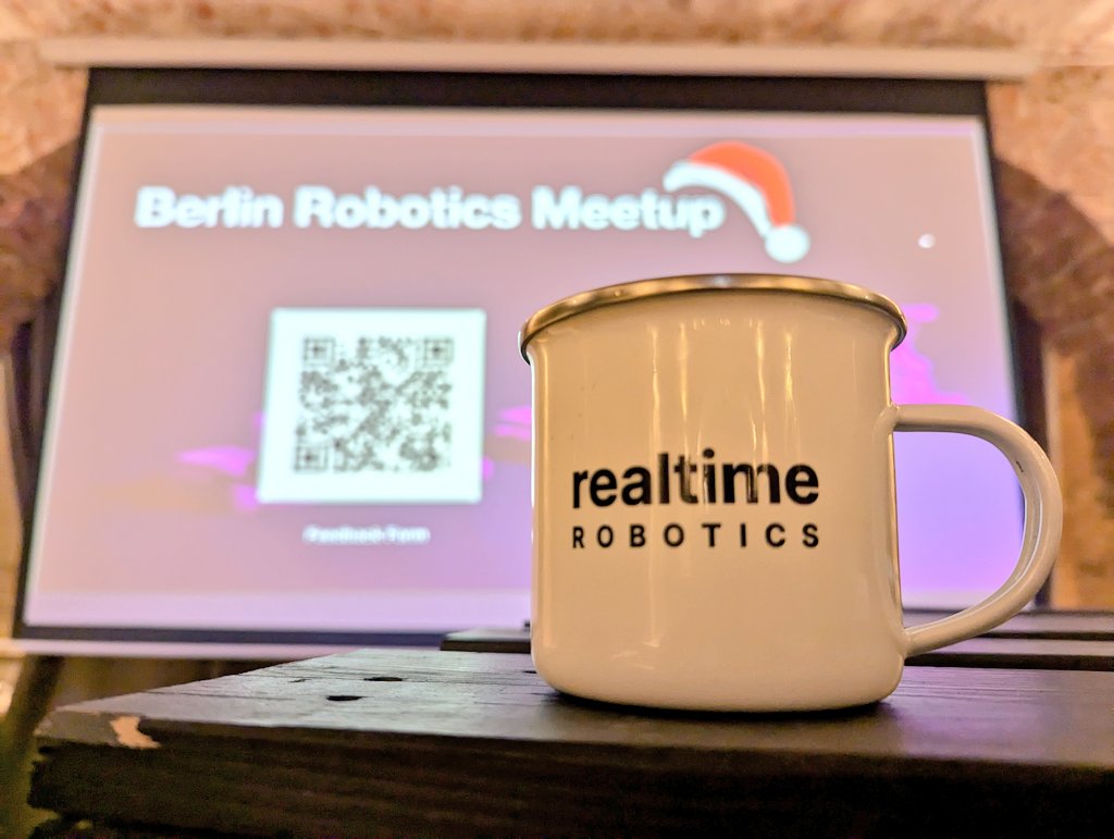 Andreas Orthey (@andreas_orthey) on Twitter photo We at Realtime Robotics <a href="/realtime_i/">Realtime Robotics</a> just organized the Berlin Robotics Meetup - Xmas edition 🤖
It was a great evening of inspiring talks and live robot demos.
In case you missed it, here is the rundown of the whole event. We at Realtime Robotics <a href="/realtime_i/">Realtime Robotics</a> just organized the Berlin Robotics Meetup - Xmas edition 🤖
It was a great evening of inspiring talks and live robot demos.
In case you missed it, here is the rundown of the whole event.