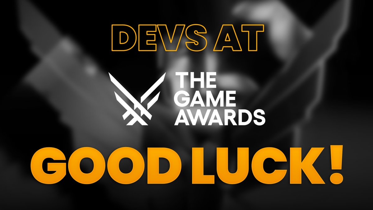 Good luck to tonight's The Game Awards alumni! We've been there with Evil West and it was a blast. Don't worry, you'll do great. It'll be a night to remember.

#TheGameAwards