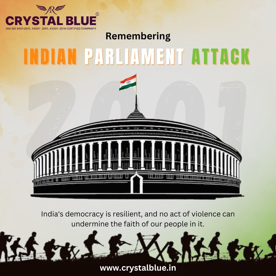 crystal_bluein's tweet photo. December 13, 2001—A day etched in the history of India’s fight against terrorism.
#WeRemember #ParliamentAttack #IndiaUnited #CrystalBlue https://t.co/VmoILidGsB