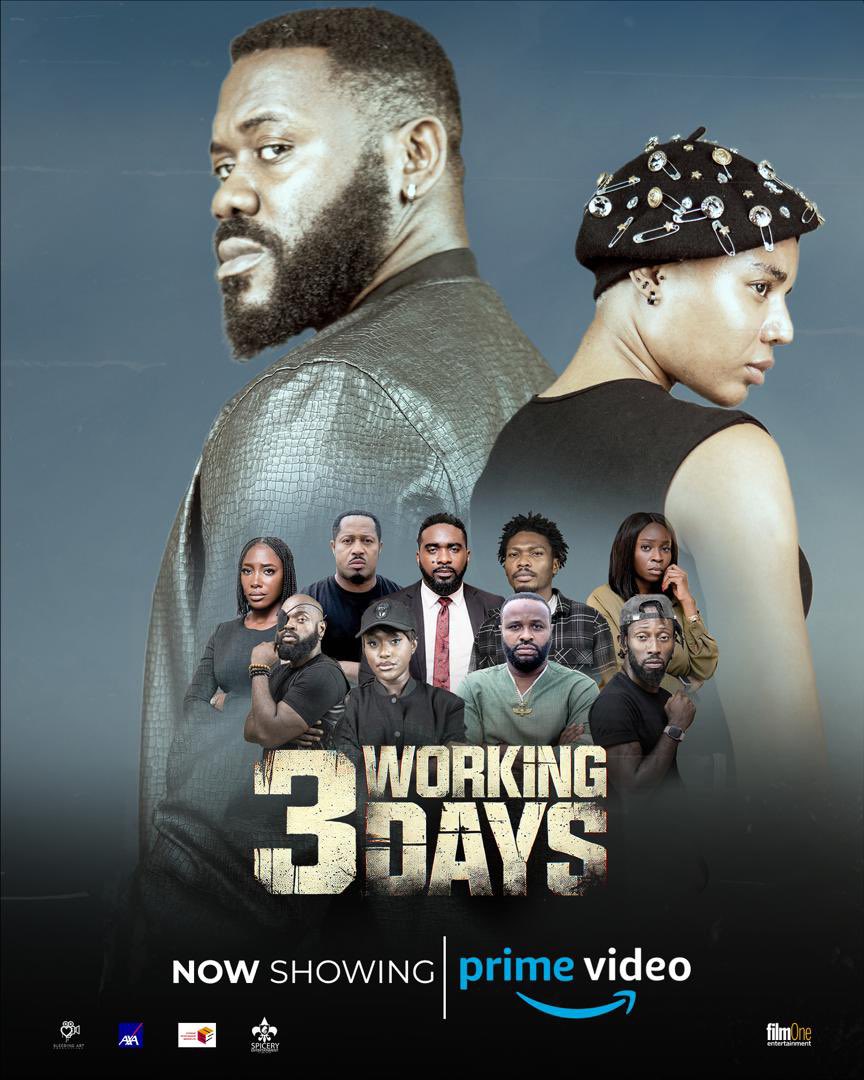 FilmOneng's tweet photo. One man’s fight to save his son’s life leads to a day of dangerous consequences! 💥

3 Working Days is now showing on @primevideonaija. 

#3WorkingDays https://t.co/kdglT1RWA3