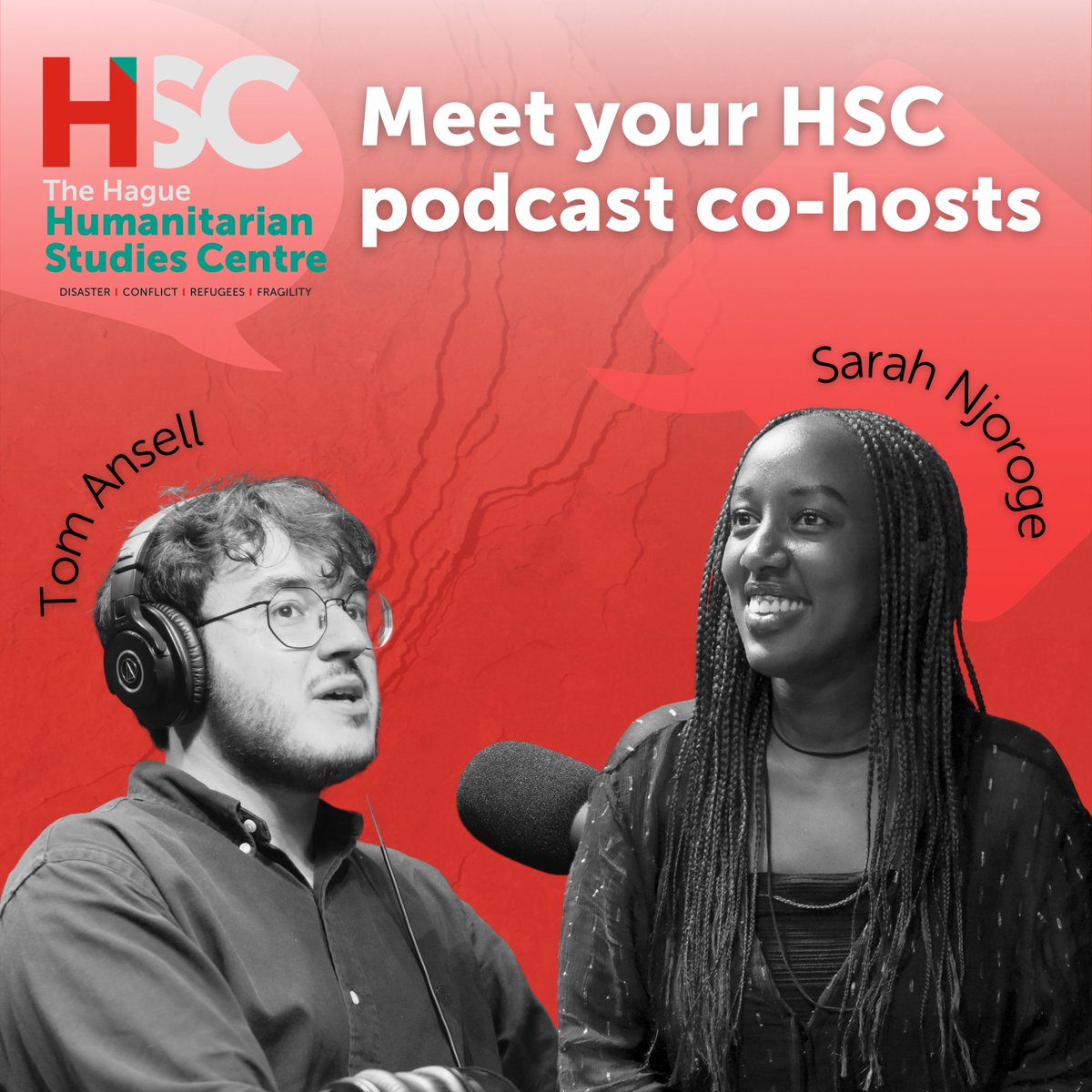 The Hague Humanitarian Studies Centre (@hsc_iss) on Twitter photo 👥 Meet your co-hosts of the #TheGoodHumanitarian ➡ Tom is the coordinator of the HSC and Sarah is the science communications officer at <a href="/issnl/">ISS, The Hague</a>. Together, they will take you through the world of #HumanitarianStudies from its ethical questions to its challenges and how it adapts. 👥 Meet your co-hosts of the #TheGoodHumanitarian ➡ Tom is the coordinator of the HSC and Sarah is the science communications officer at <a href="/issnl/">ISS, The Hague</a>. Together, they will take you through the world of #HumanitarianStudies from its ethical questions to its challenges and how it adapts.