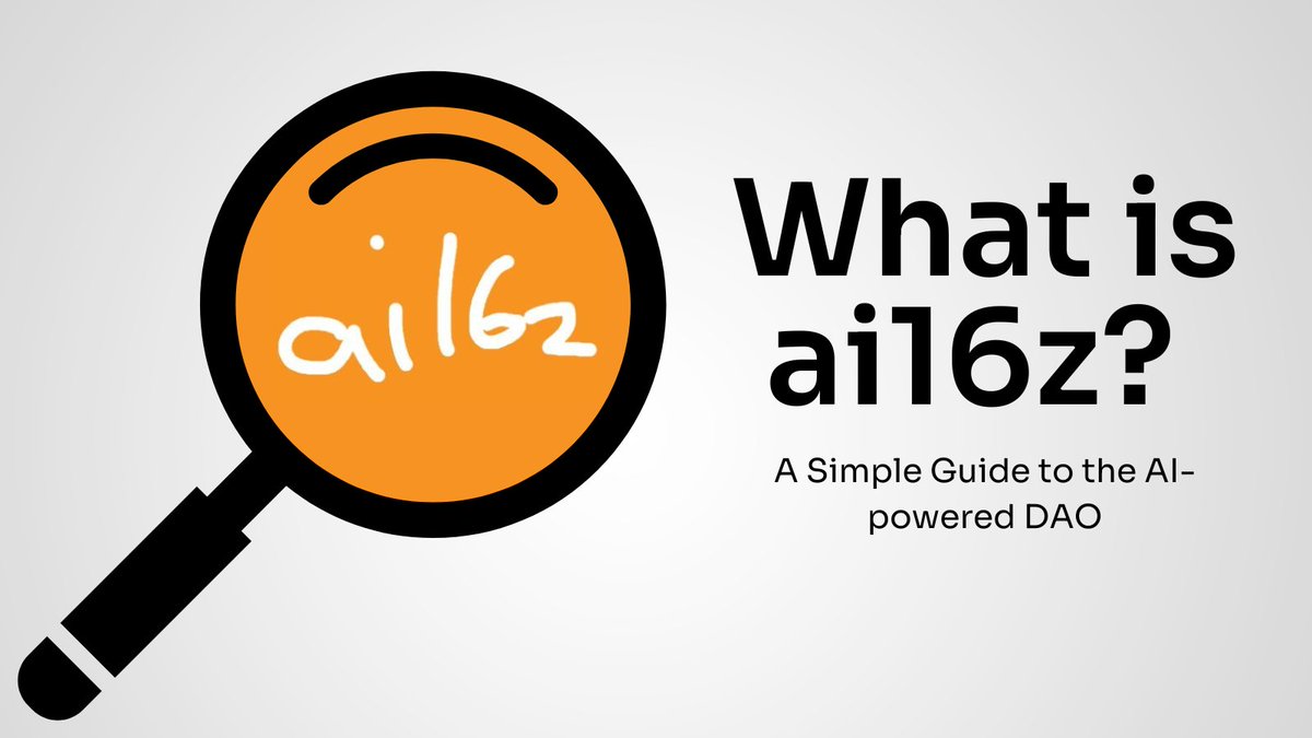 encodeclub's tweet photo. 🔎 What is ai16z? A Simple Guide to the AI-powered DAO

Ai16z is making waves as the DAO promising to disrupt how investments are made in the Web3 space. Here’s the lowdown on the project blending AI and DeFi👇🧵 https://t.co/4UyfcDyF55