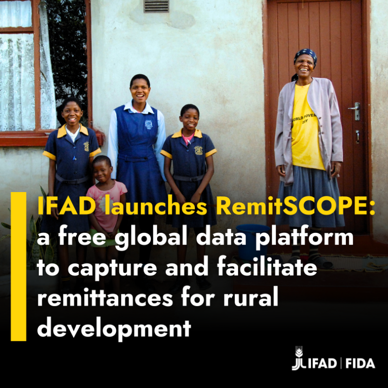 IFAD's tweet photo. Remittances = lifelines.
Education. Healthcare. Small businesses.
With #RemitSCOPE, IFAD is making sure every dollar sent home by migrant workers drives rural development and resilience.
Explore the data π https://t.co/1I0SwLFQPh