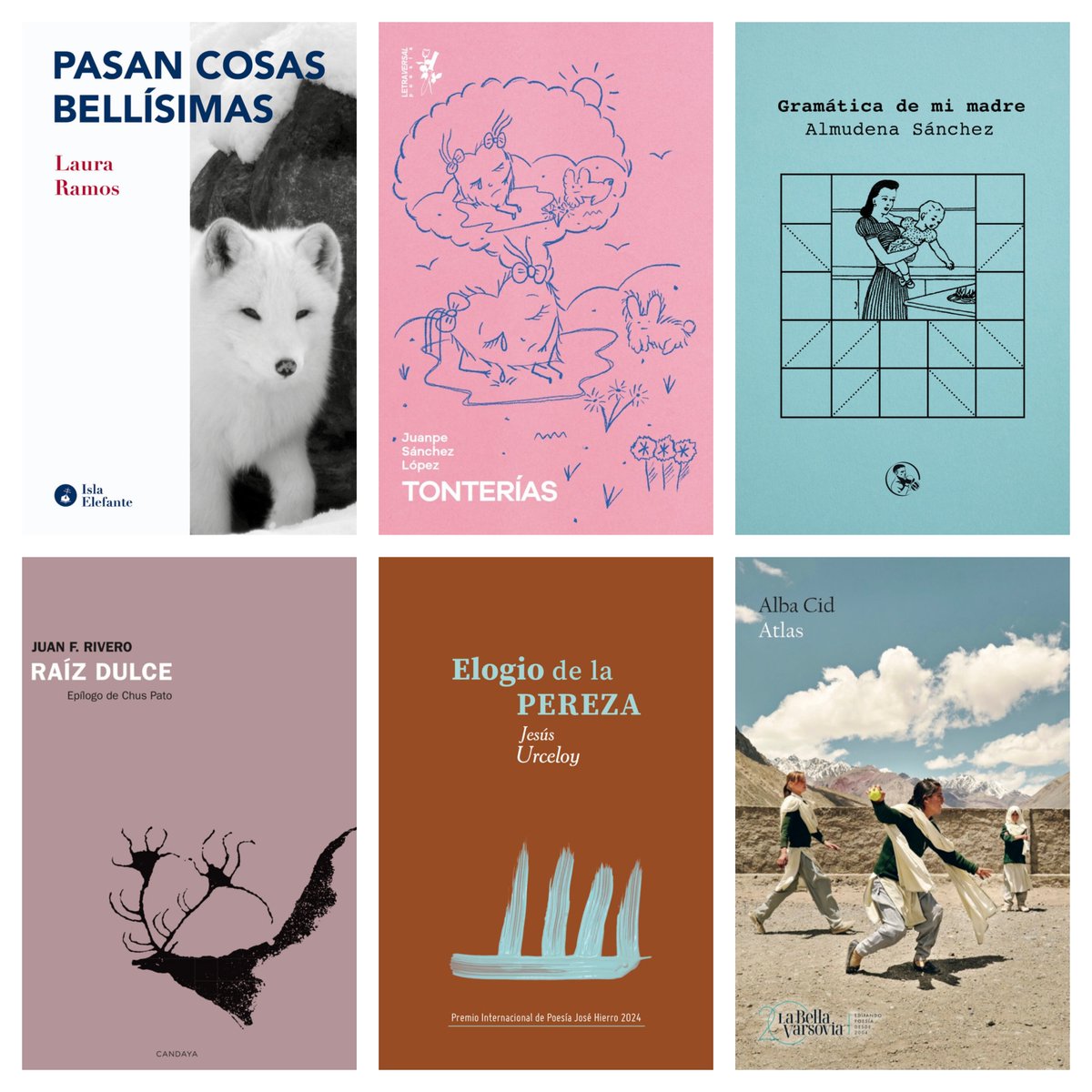 Esto se acaba y empezamos con los destacados de este año.  Hoy poesía. No son todos los que son, pero sí todos los que están. 🥰