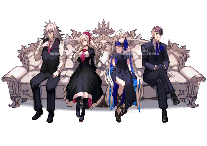 ジククリ&amp;シグブリュ再掲イラスト本収録用 加筆ver#FGO #FateGrandOrder 