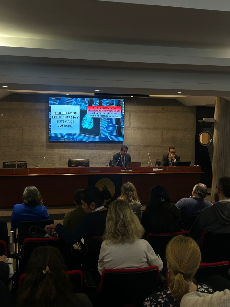 Ilustre Colegio de la Abogacía de Bizkaia (@icabizkaia) on Twitter photo Joaquín Delgado Martín analiza cómo la inteligencia artificial está revolucionando los sistemas judiciales. 🤖✨
Una ponencia clave en el Congreso de IA del <a href="/ICABizkaia/">Ilustre Colegio de la Abogacía de Bizkaia</a>.
#IA #Justicia #InnovaciónLegal Joaquín Delgado Martín analiza cómo la inteligencia artificial está revolucionando los sistemas judiciales. 🤖✨
Una ponencia clave en el Congreso de IA del <a href="/ICABizkaia/">Ilustre Colegio de la Abogacía de Bizkaia</a>.
#IA #Justicia #InnovaciónLegal