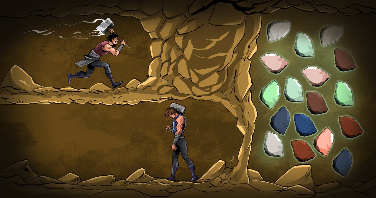 ⛽️ When you give up, you can’t know what you’re missing.keep digging 🪨