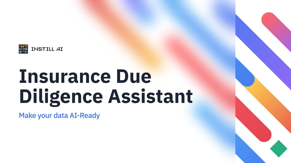 #AI #Insurance #Assistant

Automate risk evaluation processes and transform massive unstructured datasets into actionable insights for faster, smarter decisions quickly.

Make your data AI-ready with Instill AI!

Learn more: eu1.hubs.ly/H0dmHkM0