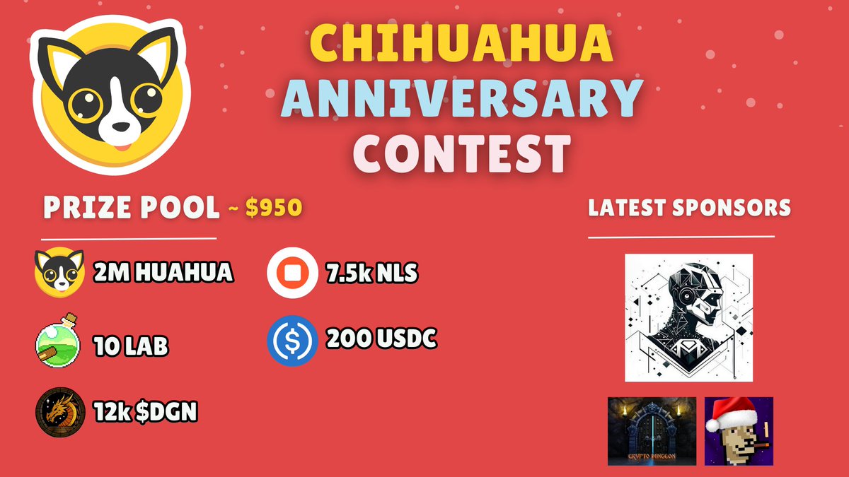 Chihuahua ($HUAHUA) (@chihuahuachain) on Twitter photo Hey, <a href="/CyberneticsOrg/">The Cybernetics</a>! Thanks for the 100 $USDC!
Cybernetics is a closed group of investors, developers, artists, and community builders attempting to forge alliances throughout the Interchain. They are also the #5 validator in Chihuahua's active set! 🦾🔥 Hey, <a href="/CyberneticsOrg/">The Cybernetics</a>! Thanks for the 100 $USDC!
Cybernetics is a closed group of investors, developers, artists, and community builders attempting to forge alliances throughout the Interchain. They are also the #5 validator in Chihuahua's active set! 🦾🔥