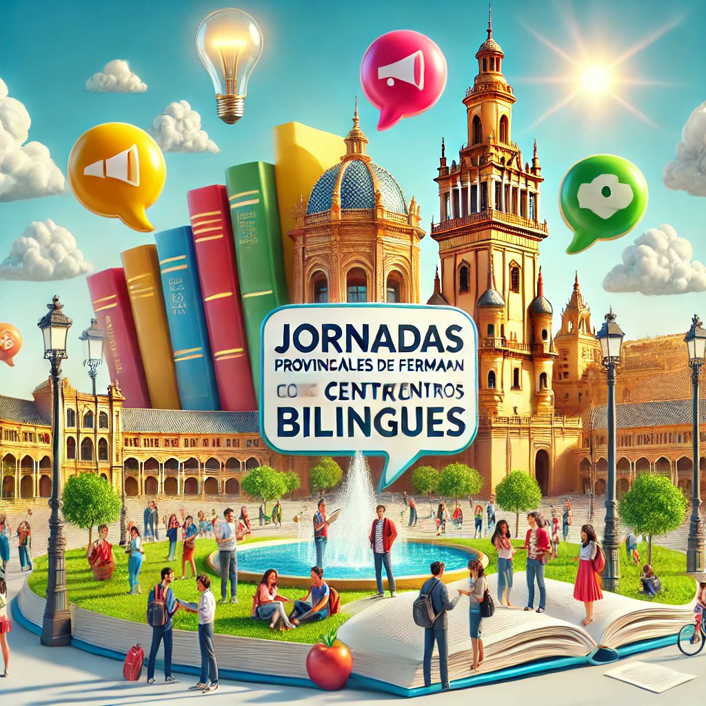 Ya puedes solicitar tu plaza en las JORNADAS PROVINCIALES DE FORMACIÓN DE CENTROS BILINGÜES
Inscripción hasta 10 de enero.
Más información 👉 lc.cx/JWS2gh
<a href="/CEPdeSevilla/">CEP de Sevilla</a> <a href="/DG_IFP/">DG de Innovación y Formación del Profesorado</a> <a href="/ceplora/">CEP Lora del Río</a> <a href="/cepse4/">CEP MAIRENA DEL ALCOR</a> <a href="/ceplebrija/">CEP Lebrija</a> <a href="/cepcastilleja/">CEP Castilleja</a> <a href="/ceposunaecija/">CEP Osuna-Écija</a>