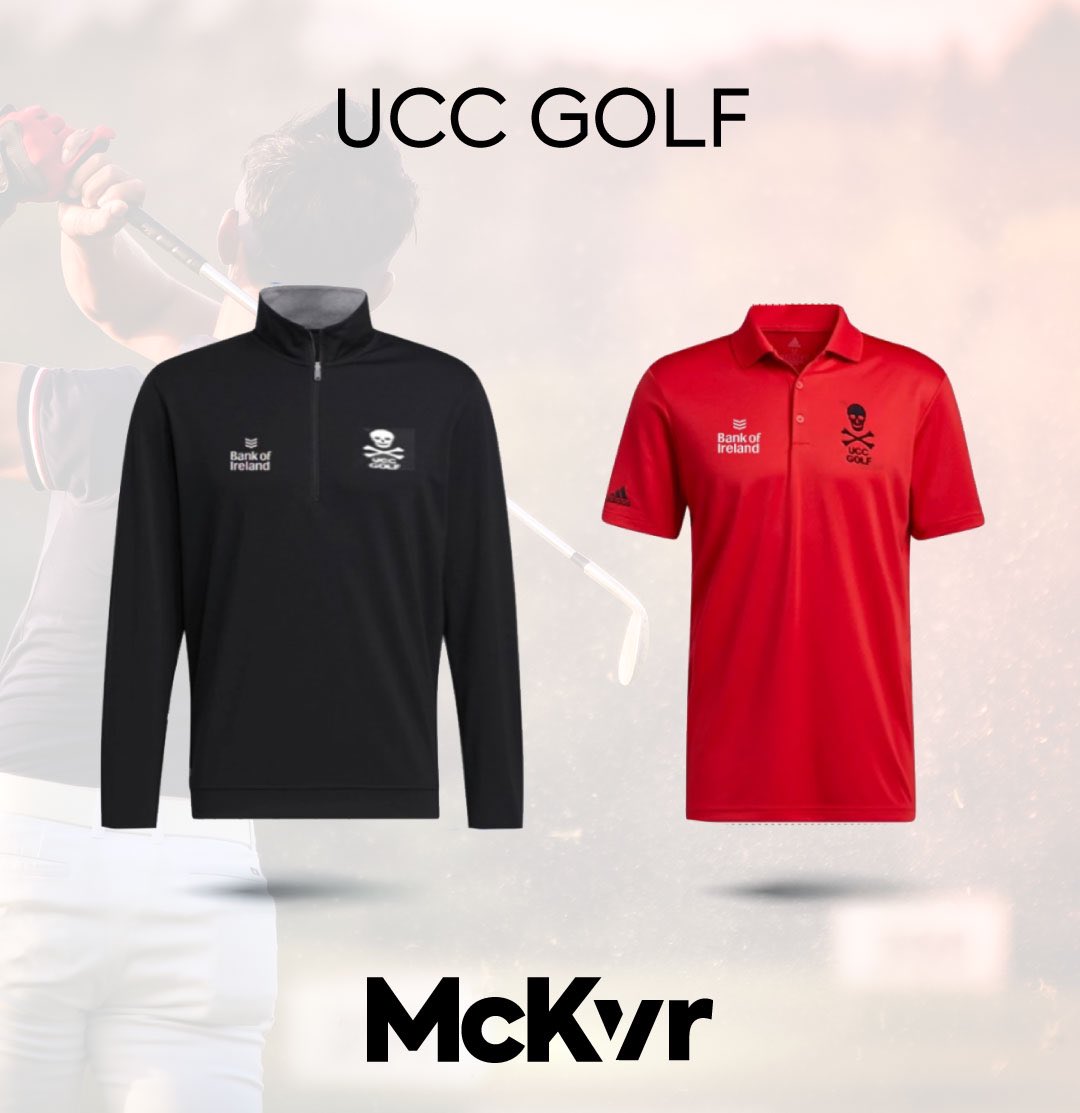 ⛳️ Delighted to be suppling UCC golf with their club gear for the year 🏌️ <a href="/uccgolf/">UCC Golf Club</a>  <a href="/McKeeverSports/">McKeever Sports</a>