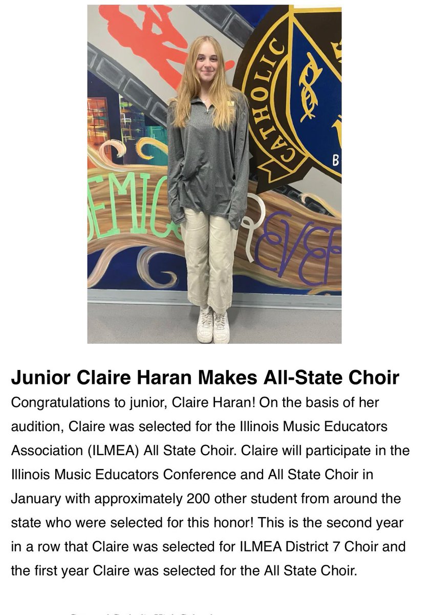 cpruimharan's tweet photo. Congratulations Claire🤎🎼🎼💛
We are so proud of you💛🎼🤎
#@CCHSCorsairs
#rollsairs
#justkeepsinging https://t.co/SAIAsBifnG