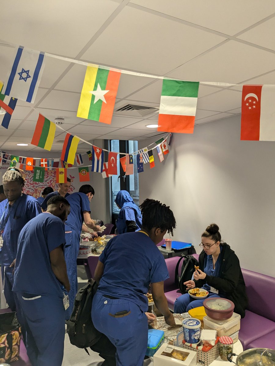 Frim and Ben, our team EDI leads have supported a world wide lunch for us all today  celebrating our culturally diverse department. <a href="/NNUH_Imaging/">NNUHImaging</a> <a href="/NNUH/">Norfolk and Norwich University Hospitals</a>