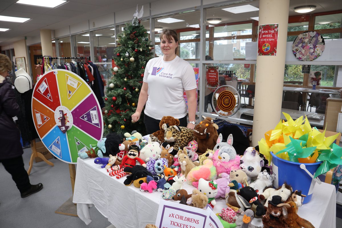 The #FestiveSeason has truly kicked off here at Care for Veterans! 🎅🎄

Our recent #Christmas Fayre raised a whopping £5.7k to help fund our disabled veterans’ vital care services!

Read the full story here 👉 bit.ly/xmas-fayre-24-…