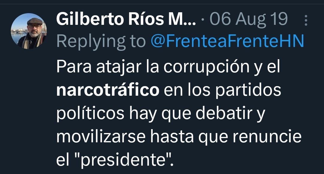 CarlosZechnas's tweet photo. @galindomedina1 @BeatrizValleM @JoseAnt81230894 Recalco, cuando estaba Juanito sus propias bases lo denunciaban con la extradición, pedían renuncia del presidente por el vinculo del Hno TonyH, la historia se repite y solo se escudan en que hay injerencia cuando les conviene y hay pruebas de ello. https://t.co/8zbjABMkJ5