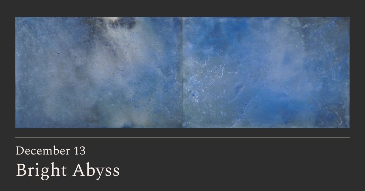 The Visual Commentary on Scripture (@thevcs) on Twitter photo On the 13th day of #Advent we look at <a href="/iamfujimura/">Makoto Fujimura</a>'s painting inspired by #Psalm 139:
thevcs.org/campaign/brigh…
It brings moody layers evocative of Rothko’s paintings into the light of present wonder and praise, to sing with the psalmist, ‘I am fearfully and wonderfully made’. On the 13th day of #Advent we look at <a href="/iamfujimura/">Makoto Fujimura</a>'s painting inspired by #Psalm 139:
thevcs.org/campaign/brigh…
It brings moody layers evocative of Rothko’s paintings into the light of present wonder and praise, to sing with the psalmist, ‘I am fearfully and wonderfully made’.