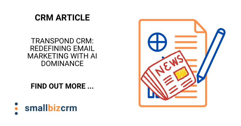 SmallBizCRM's tweet image. Go green while boosting engagement! See how sustainability meets AI-driven email marketing with Transpond CRM: bit.ly/49AOELt #GreenMarketing #TranspondCRM #EmailTech @Transpondio