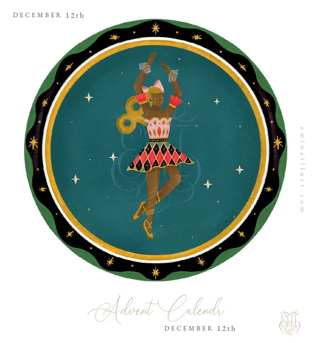 Advent Calendar illustration December 12th#MerryChristmas2024#AdventCalendar 