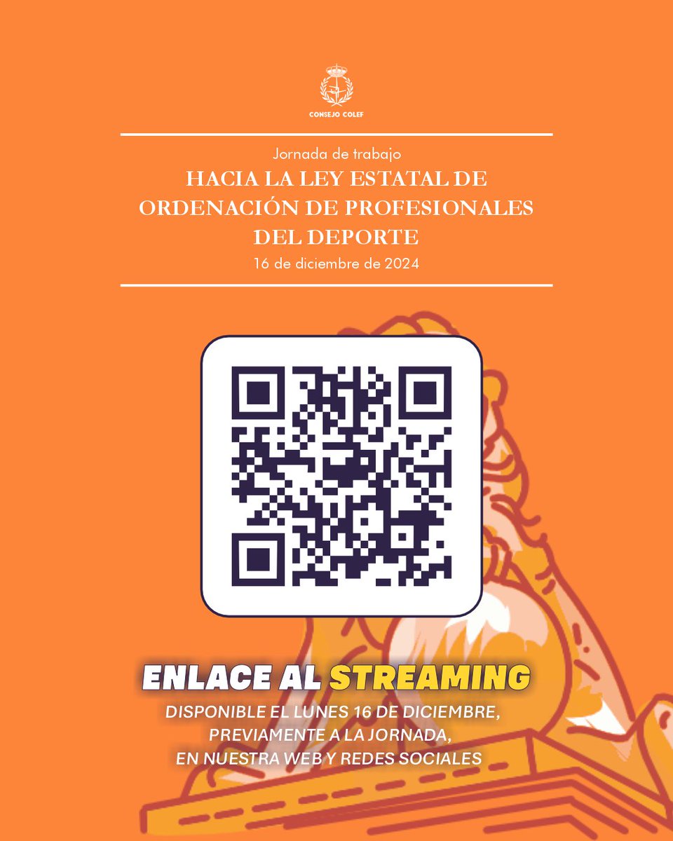 🛜 Solo faltan 4 días... ¡Únete al streaming de la jornada!

Enlace disponible el mismo lunes 16/12, en nuestra web y redes sociales. También podrás encontrarlo en la página del Congreso de los Diputados, en agenda, clicando el enlace de “ver directo”, o en Congreso TV.