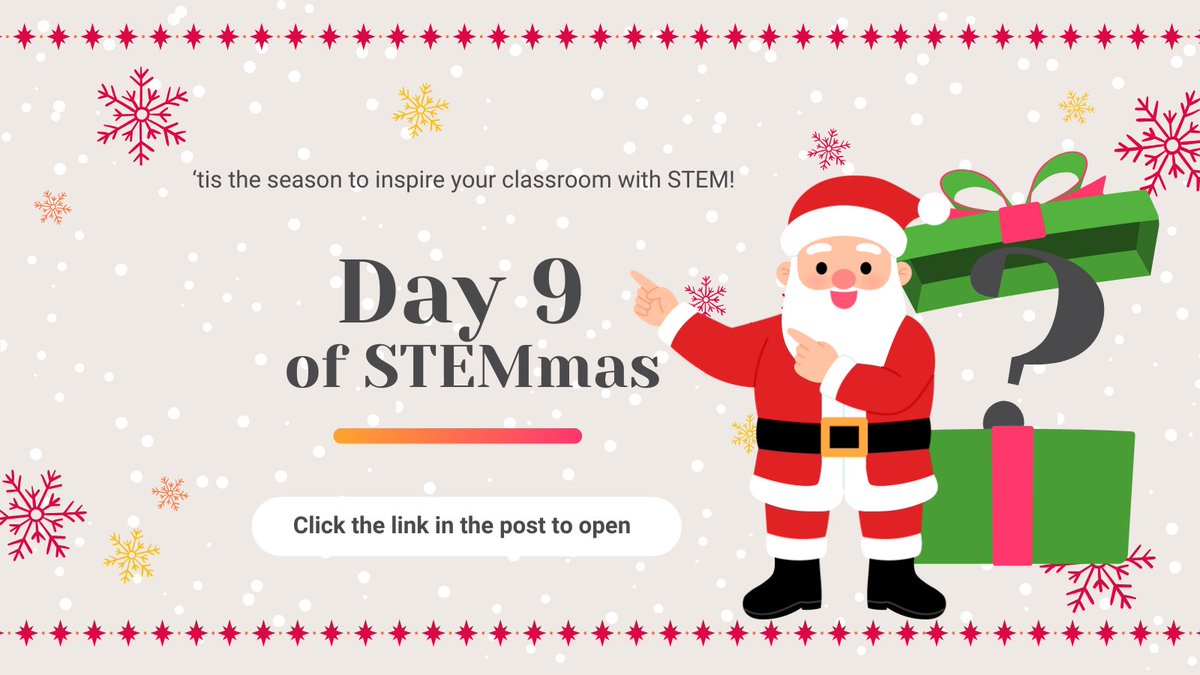STEMLearningUK's tweet photo. It's time to future-proof Santa's workshop!

On Day 9 of the 12 Days of STEMmas your Key Stage 3 students will analyse planetary data to help identify the best planet for Santa to live on that can satisfy his future christmas requirements. 

Ho-Ho-Hope your class enjoys the activity as much as we do 🎅> https://t.co/4sp5NrwjBn

Looking to deliver more fun and festive Christmas activities? Take a look at all of our advent opens so far > https://t.co/Iuez8oz3Dq