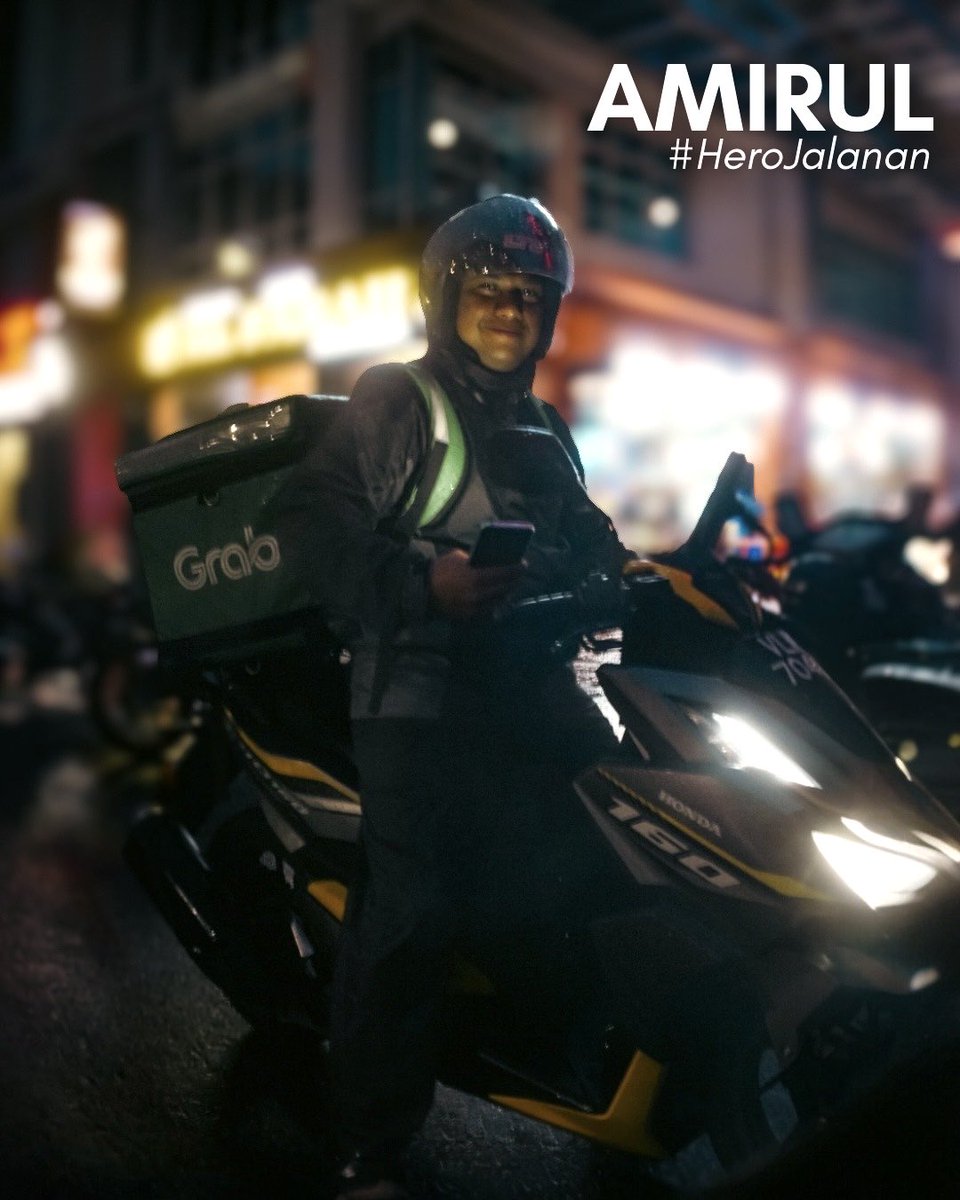 “Kumpul duit nak kahwin.” 

Aku ternampak Amirul ni masa aku tgh tunggu makanan aku. Siang dia kerja buat office job, malam kerja buat #grab. Sebab nak kumpul duit kahwin katanya. Semoga dipermudahkan, Amirul. 

God bless all the hustlers reading this too.