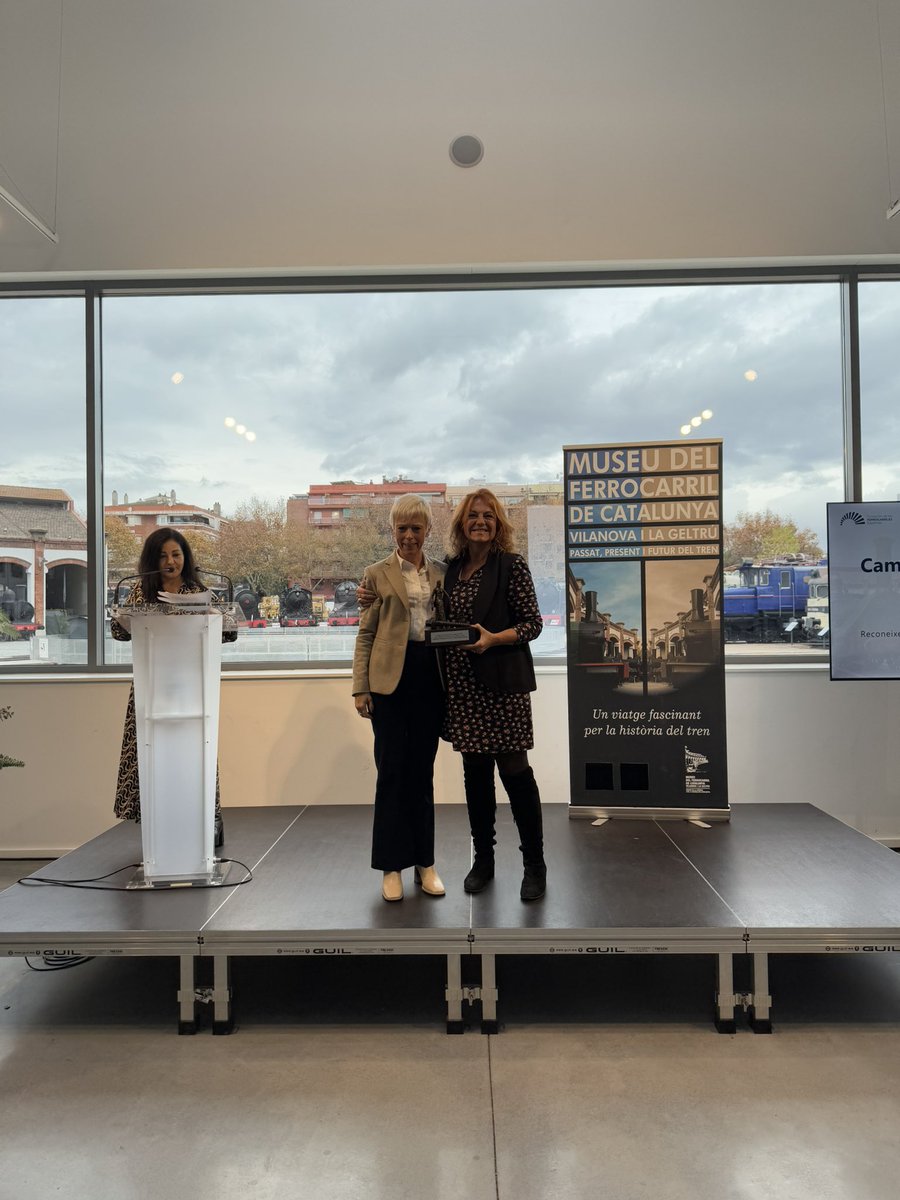 Premi a la trajectoria professional: Pilar Garcia (<a href="/pilartren/">Pilar Garcia Fuertes</a>)

Pels seus 26 anys al servei del patrimoni ferroviari català com a directora del
Museu del Ferrocarril de Catalunya
