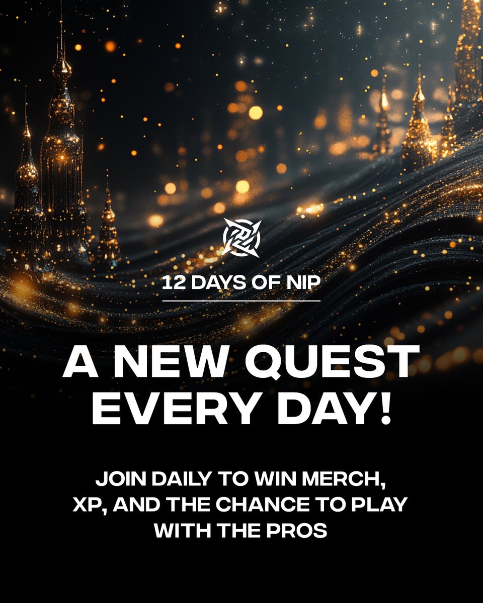NIP's tweet photo. We're bringing the christmas spirit to the dojo 🎄

Tomorrow 👉 https://t.co/uTczLxGbap https://t.co/ciDaGCdsCJ