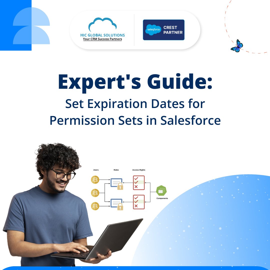 HeadInCloudInc's tweet image. Take control of user access like never before. Discover how to set expiration dates for permission sets effortlessly in @Salesforce.

Click the link to learn more! bit.ly/3Vzu7RF

#SalesforceDeveloper #SalesforceBlog  #Salesforce #TechBlog #goTeamHIC