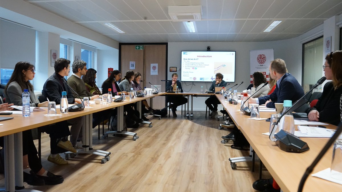🇪🇺 How did political parties target young voters on social media during the #EUElections2024?

“From posts to polls”, the new policy study by FEPS and FES, is launching today at FEPSHQ! Follow along with our live thread! ⤵️

The launch includes a discussion with: