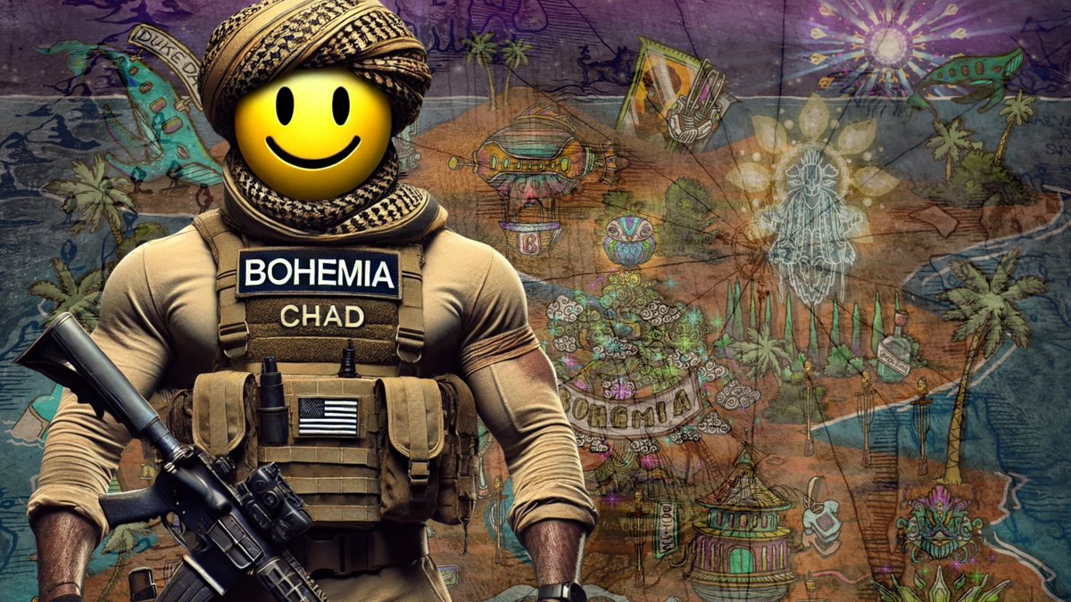 ChadOpsCoinKek's tweet image. Shoutout to @BohemiaArtFair  —left in the dust after being rugged, but instead of folding, they rose stronger than ever. 

What they’ve built since is nothing short of legendary. A true story of grit, grind, and absolute Chad-level resilience. 💀🖼️

#Bohemia #ChadOps #NFT