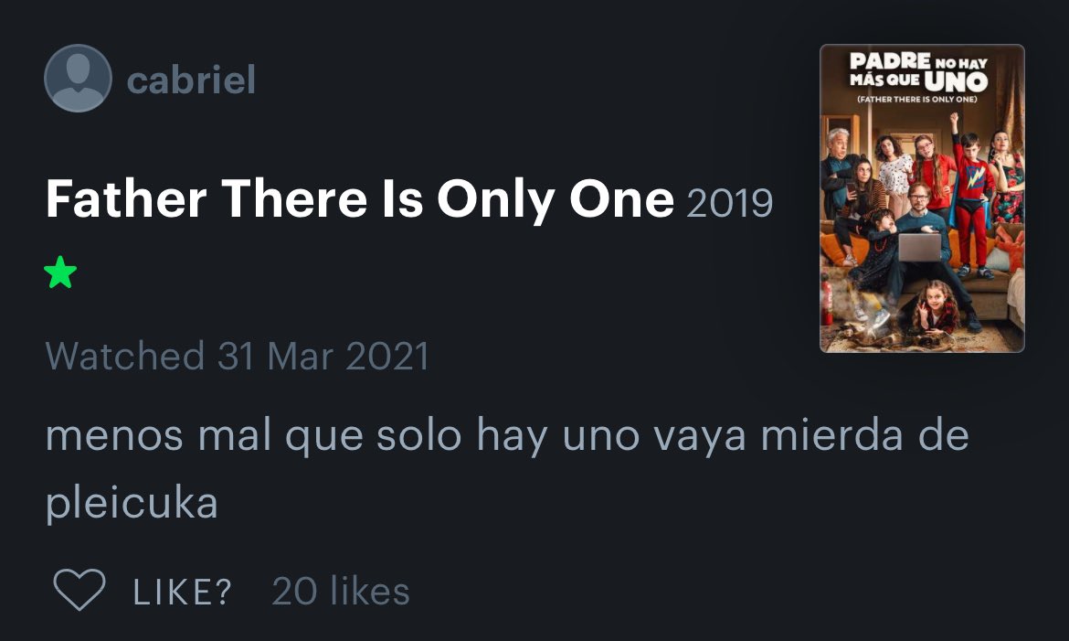 que nadie le diga nada a esta persona