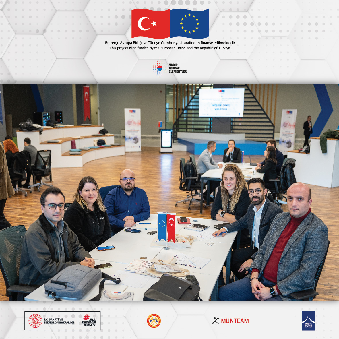 reeturkiye's tweet photo. 🗓 “Sürdürülebilir bir NTE Tedarik Zinciri İçin Çevik Ortaklıklar Kurmak” temalı Nadir Toprak Elementleri (NTE) Projesi B2B Toplantısı, 6 Aralık 2024 tarihinde proje faydalanıcıları ve sektörel paydaşların katılımıyla Kocaeli Bilişim Vadisi’nde gerçekleştirildi. 🌟

#NTEProjesi https://t.co/XZue39Gf1Q