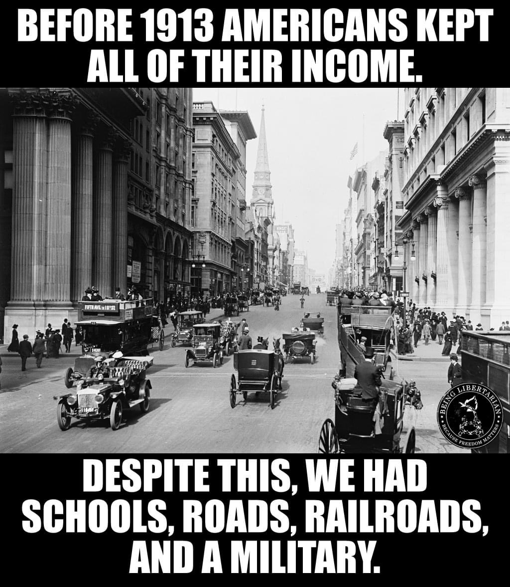 beinlibertarian's tweet photo. Abolish the Income Tax https://t.co/sBYhHHCL1c