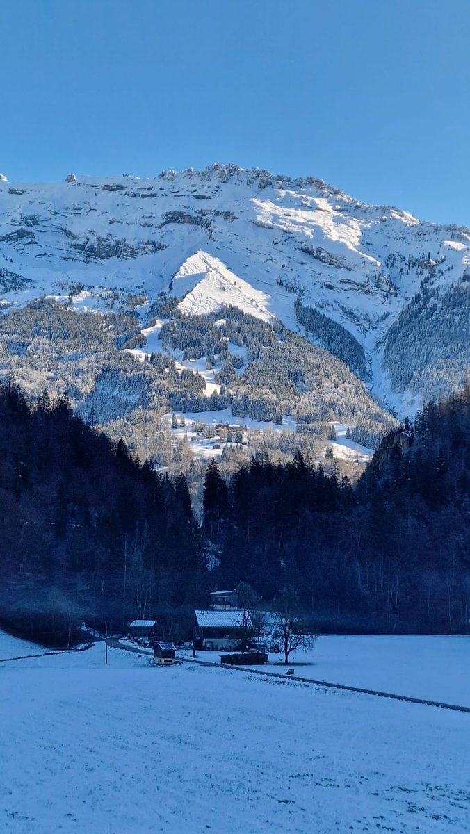 The mountain today.
Sixt Fer à Cheval 
#frenchalps