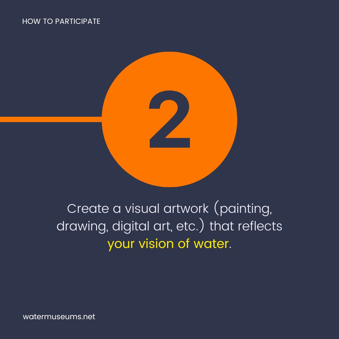 Together, we imagine the future of water.

The 6th Edition of #TheWaterWeWant is now open for submissions!

🌐 Calling young artists aged 6–25 worldwide
📅 Deadline April 26, 2025
🎨 Get in touch with your nearest WAMU-NET institution 
✨ Visit past exhibitions for inspiration!