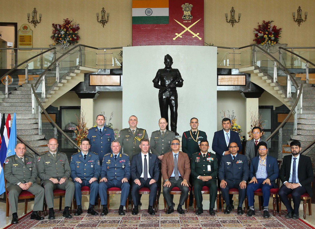 The inaugural meeting of the Joint Committee on #DefenceCooperation (JCDC) between India and Serbia was held in New Delhi on 12 December 2024. Discussions focused on enhancing #militarycooperation, defence industry ties, and capacity-building initiatives. 

The Indian delegation