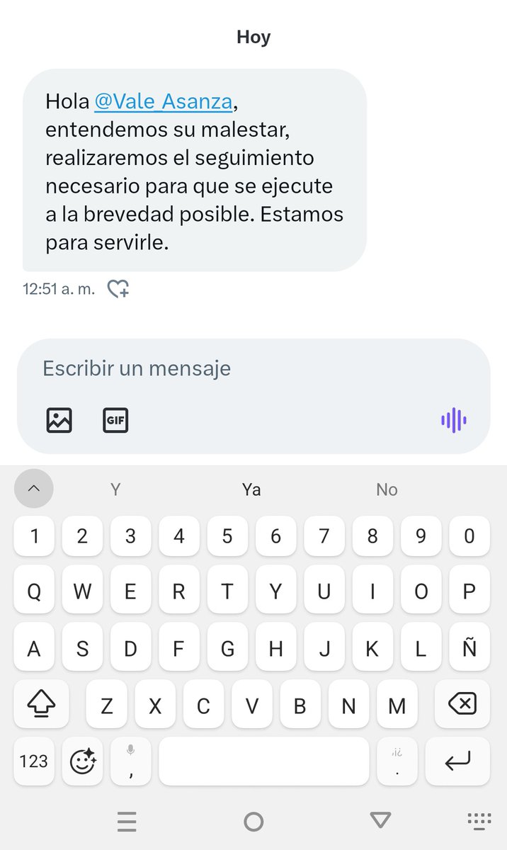 Vale_Asanza's tweet photo. @interagua Todos los días me dan el mismo mensaje. Y hasta ahora nadie viene. https://t.co/uq7dL5ht4w