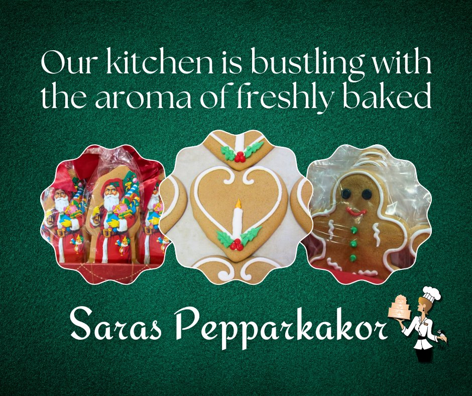 jacksonvillenc's tweet photo. ✨ Our kitchen is bustling with the warm, cozy aroma of freshly baked Sara’s Pepparkakor! ✨🎄 Stop by or place your order today to bring a taste of tradition to your festivities! 🍪❤️ #HolidayBaking #Pepparkakor #ChristmasCookies #FreshFromTheOven https://t.co/s4MEukG0aZ