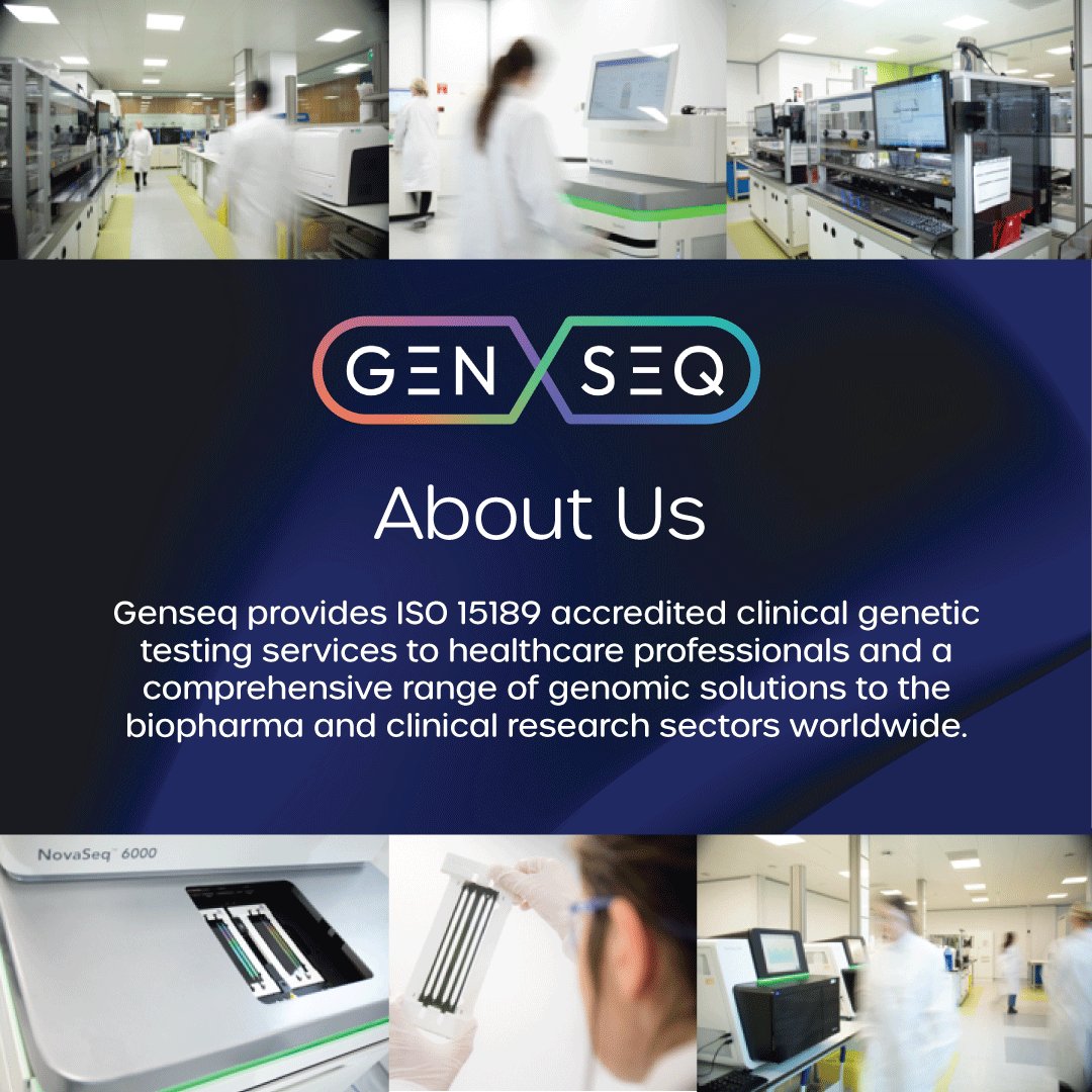 Genseqgroup's tweet photo. Check out our website to learn more about us: https://t.co/Nu7cONMhEp

#geneticslabireland #genetics #genomics #irishgeneticstesting #irishgenomicstesting #genseq #geneticstestingireland #clinicaltesting #biopharmatesting #genetesting #aboutus https://t.co/uwznvWD7nf