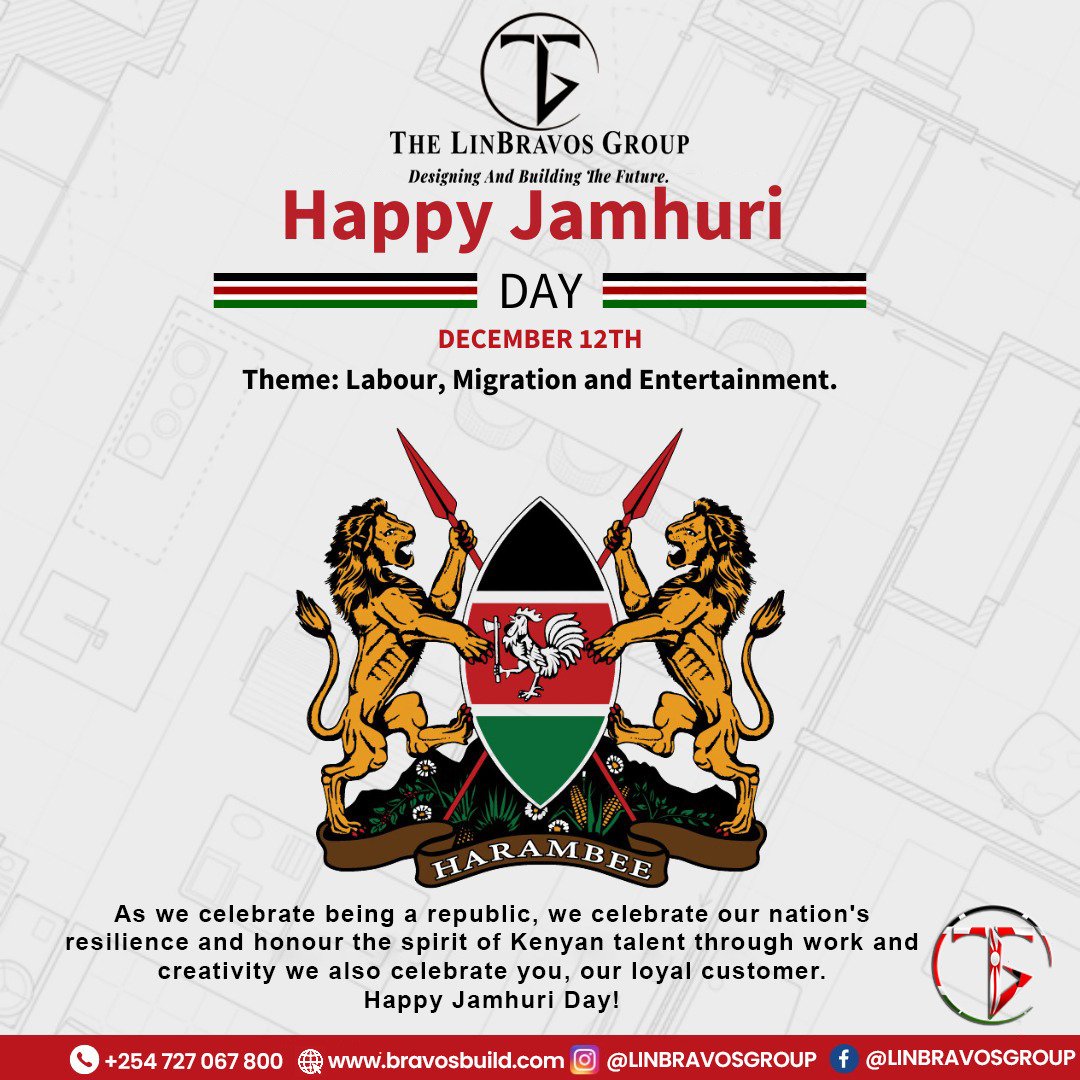 mutugidennis07's tweet photo. As we celebrate being a republic, we celebrate our nation's resilience and honour the spirit of Kenyan talent through work and creativity we also celebrate you, our loyal customer. Happy Jamhuri Day! https://t.co/aR5zHUTTfR