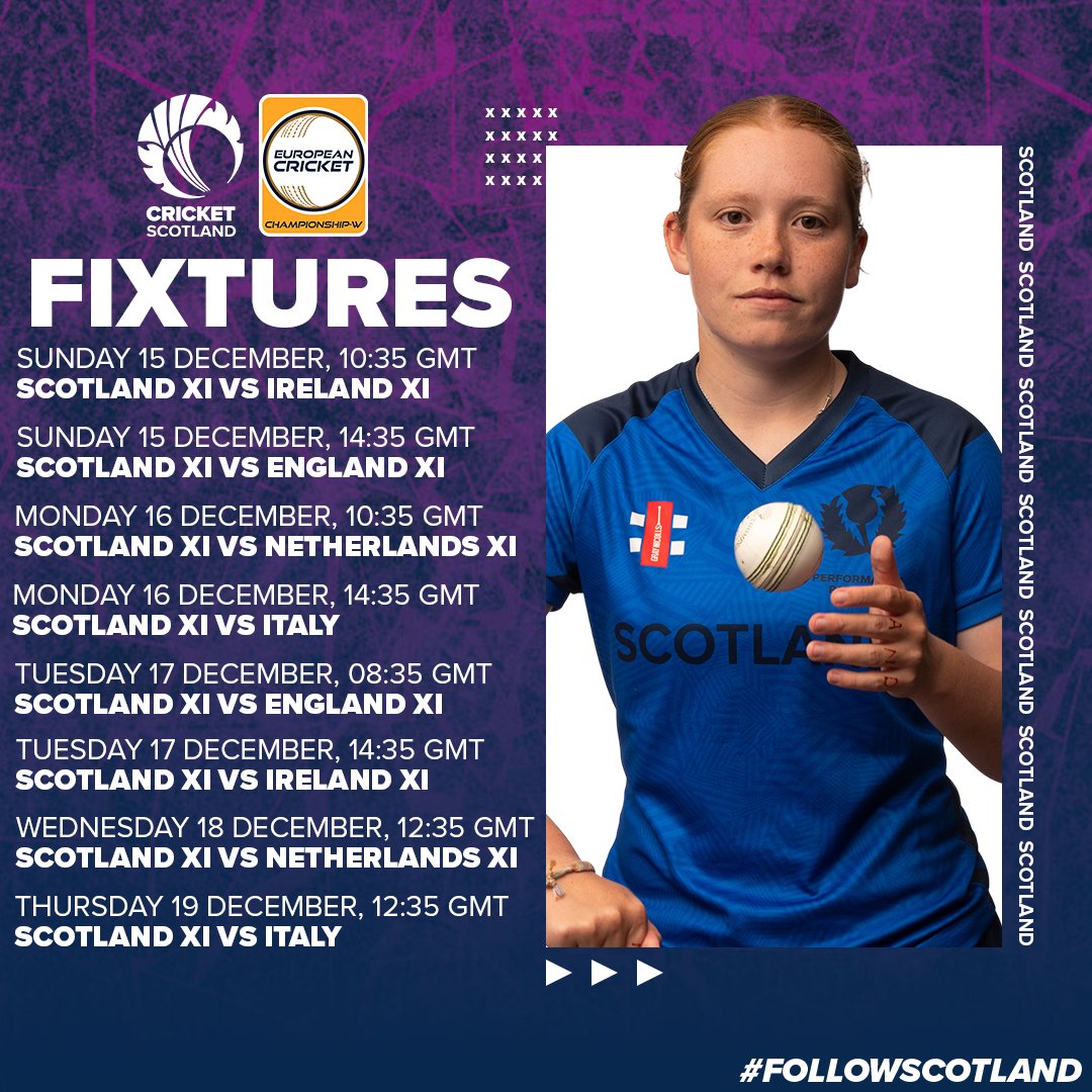 Our <a href="/EuropeanCricket/">European Cricket</a> campaign gets underway on Sunday 💪

📺 Watch all of the action live: youtube.com/@europeancrick…

#FollowScotland