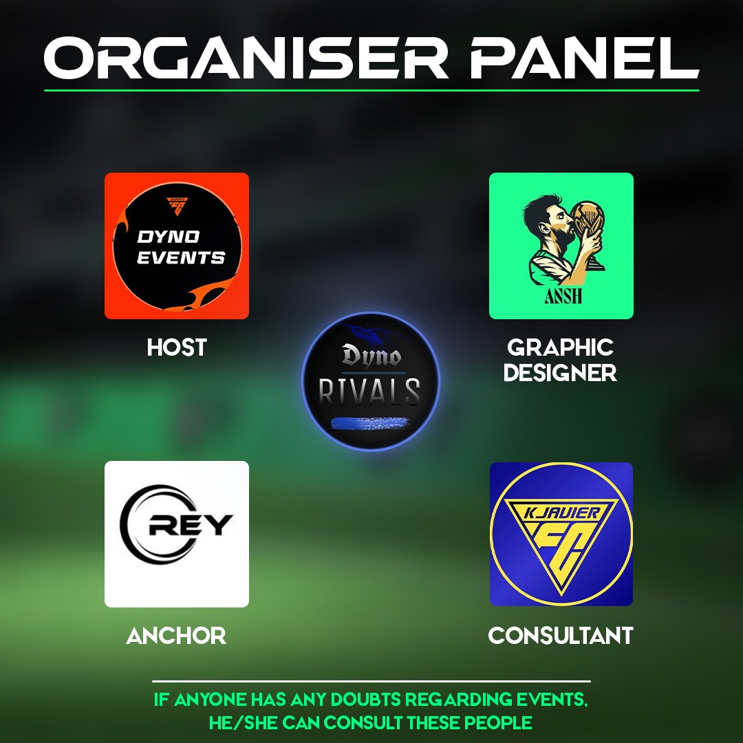 dyno_events's tweet image. #DYNOS: BEHIND THE SCENES 

Feel free to  DM ✉️ anyone of these accounts for Dyno Rivals Season 2 related stuffs. 🙌

🎮 | #DynoFamily | #FCMobile |#FC25 | 🎮