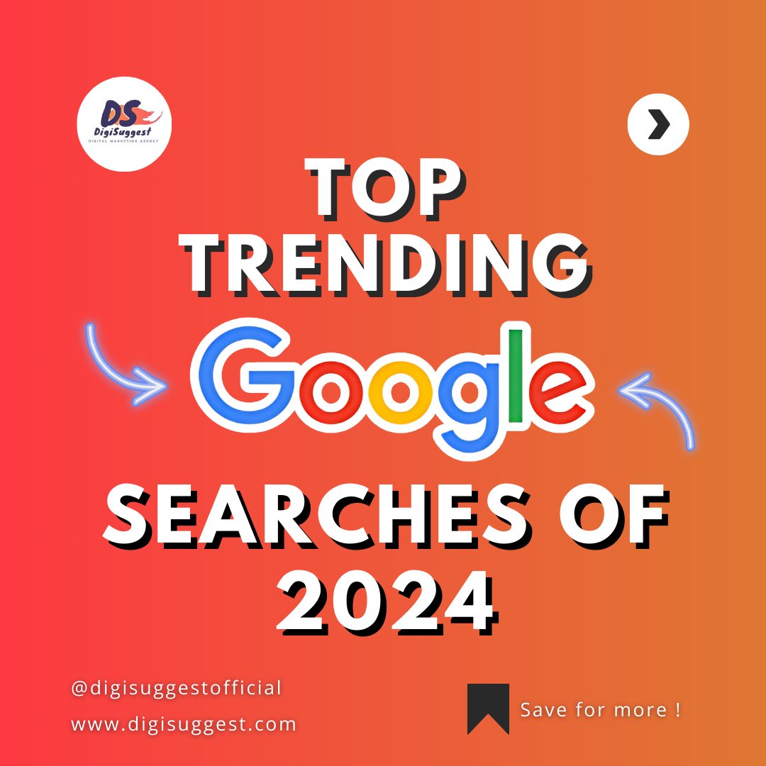 Digisuggest_'s tweet photo. 🚀 Top Trending Google Searches of 2024 🌐✨
Call us at : +91-9540111295
#Trends #Search #Viral #News #Technology #Sports #Celebrities #AI #Cryptocurrency #Health #TV #Gadgets #Ecofriendly #Environment #SocialMedia #PopCulture #Innovations #Lifestyle #Challenges #DigiSuggest https://t.co/BmVADi6ac7