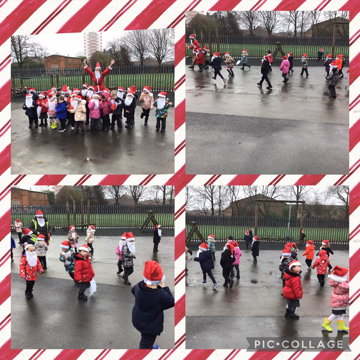 BuckinghamSch's tweet photo. FS1: Nursery and Busy Bees had a great time completing their Santa run to support Dove House Hospice. We thank you for your kind donations #buckinghameyfs #buckinghampd @Dove_House https://t.co/q0IpmZp0Qr