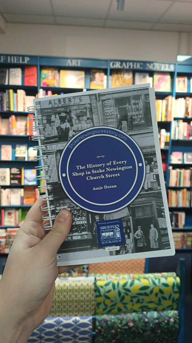 Stokey Bookshop (@stokeybookshop) on Twitter photo Hot off the presses! A new run of <a href="/HistoryOfStokey/">Stoke Newington History</a>'s perennially successful The History of Every Shop In Stoke Newington Church Street, available for FREE from our front counter Hot off the presses! A new run of <a href="/HistoryOfStokey/">Stoke Newington History</a>'s perennially successful The History of Every Shop In Stoke Newington Church Street, available for FREE from our front counter