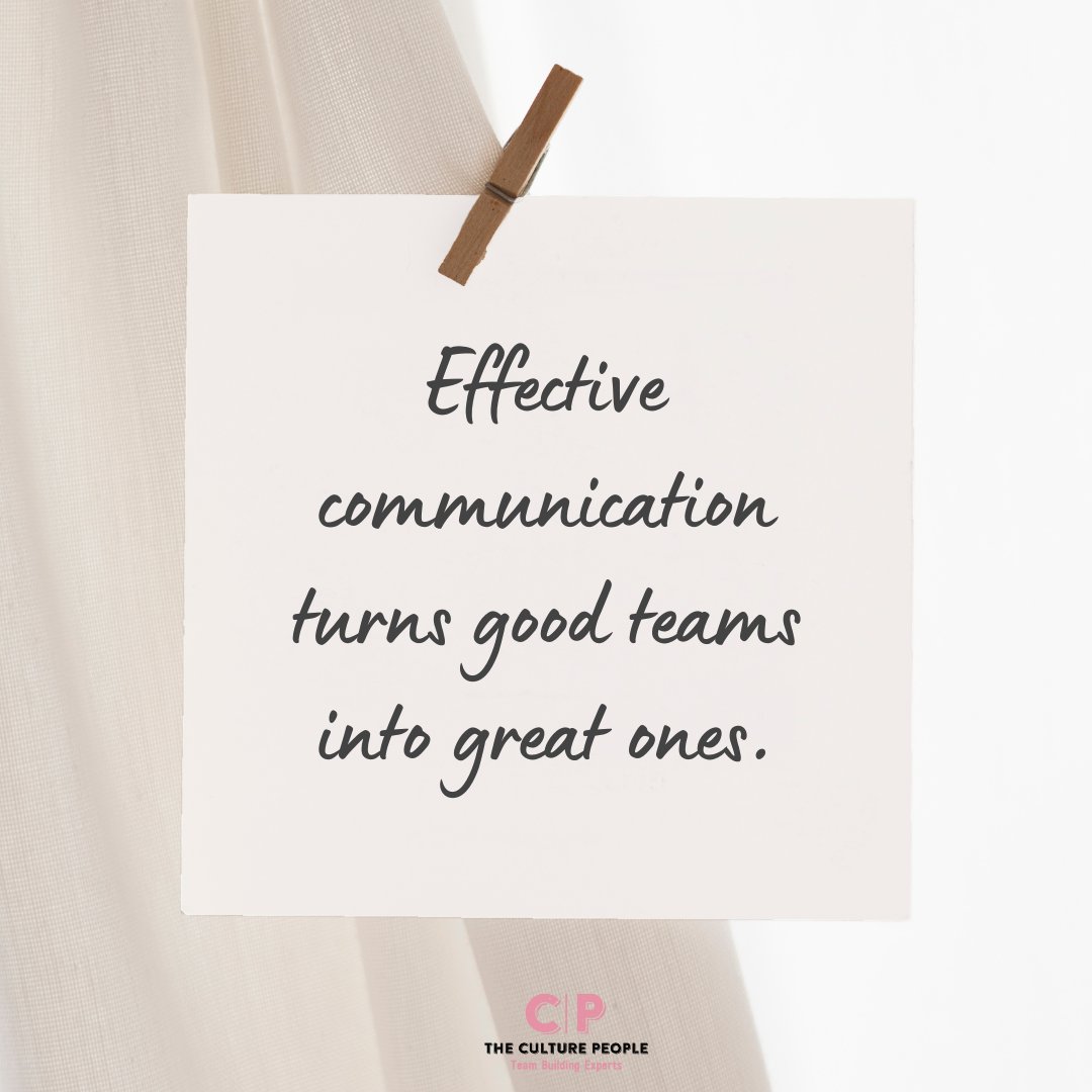 Clarity and connection are the keys to strong teamwork and can help the team be on the same page.