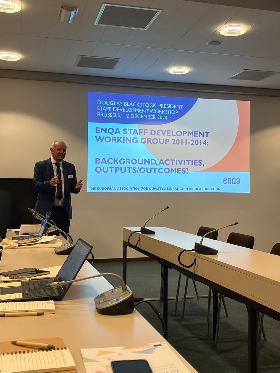 🌟 Taller sobre desenvolupament del personal de les agències QA!

 👩‍💻 <a href="/Liloucruz18/">Lisa Cruz Lackner</a> participa en el taller d'<a href="/ENQAtwt/">ENQA</a>  a Brussel·les, explorant competències clau per al personal QA i iniciatives per fomentar el creixement professional.
 
🔗 Més info: enqa.eu