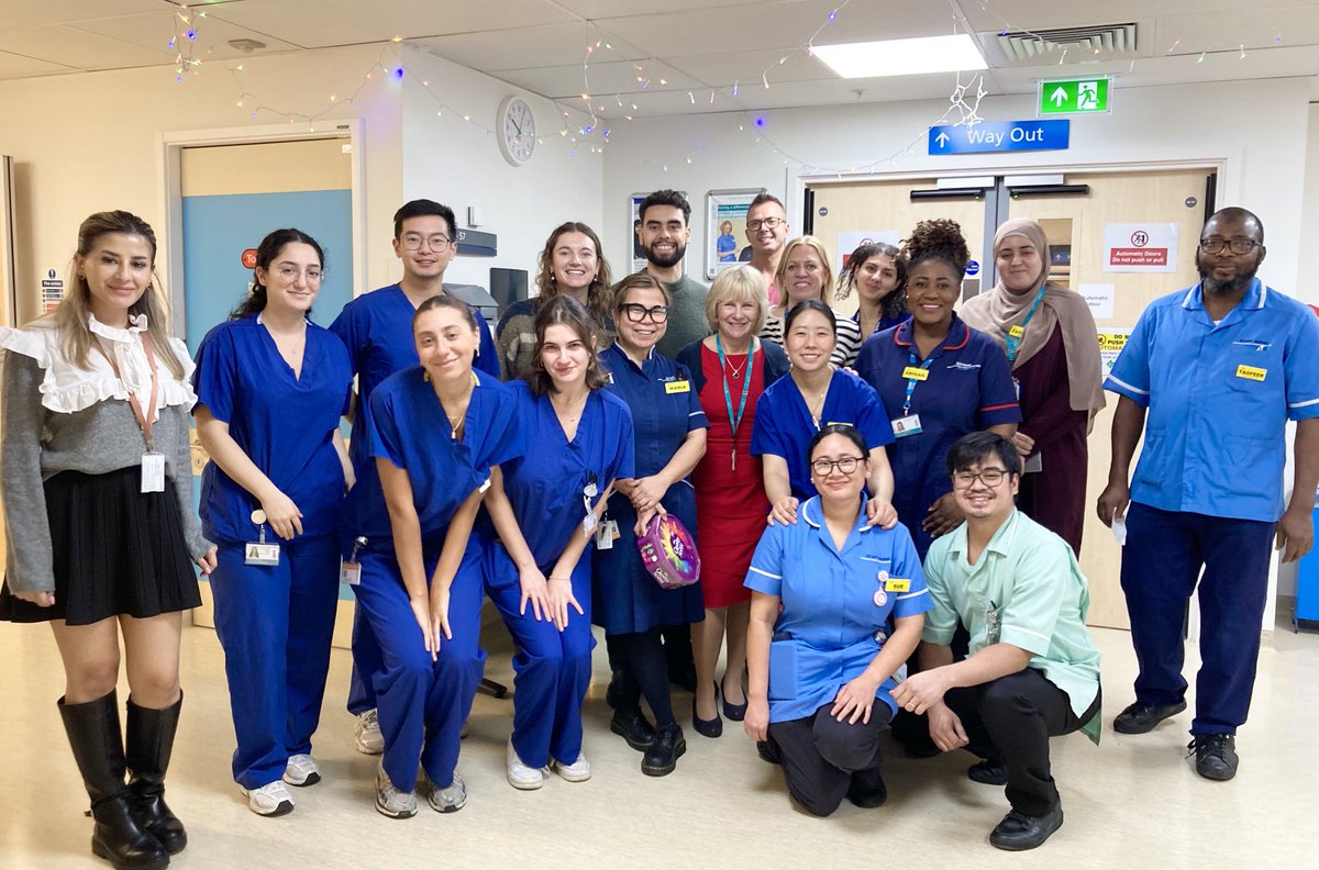 Winter preparedness and resilience boosted with Flu and Covid vaccination talk by <a href="/uclh/">UCLH</a> Director of Quality and Safety Cathy Mooney across T07 for patients and staff. Be vaccinated and winter ready!